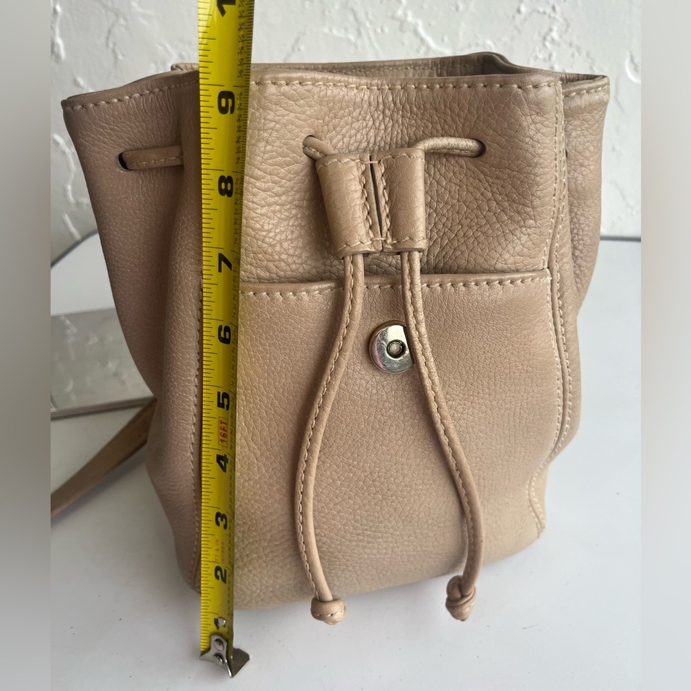 VINTAGE COACH SONOMA 4925 TAN PEBBLED LEATHER SMALL BACKPACK SHOULDER BAG - Picture 16 of 16